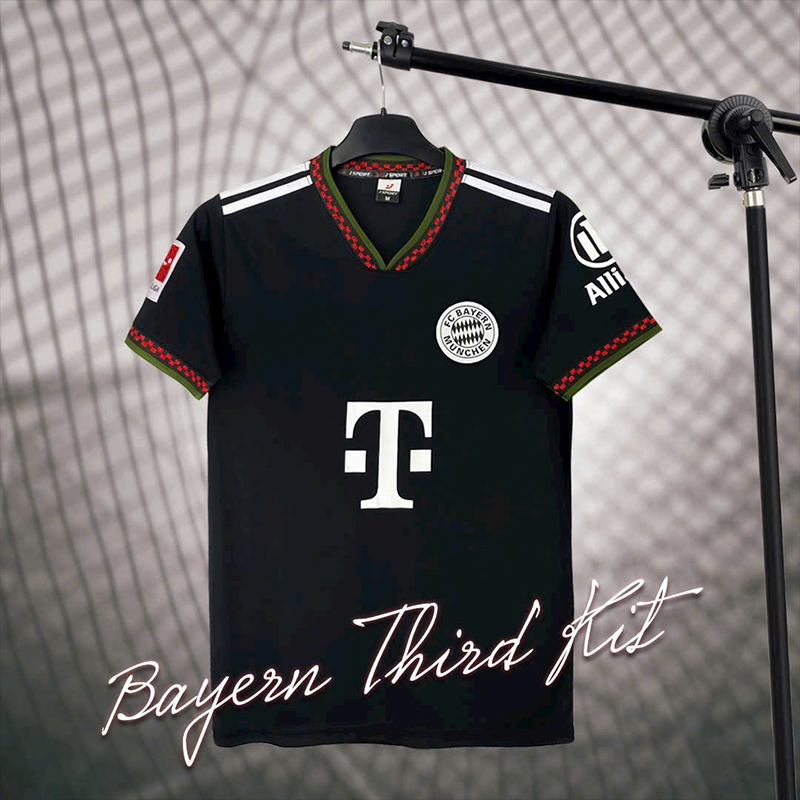 Áo bóng đá Bayern Munich đen 25/26