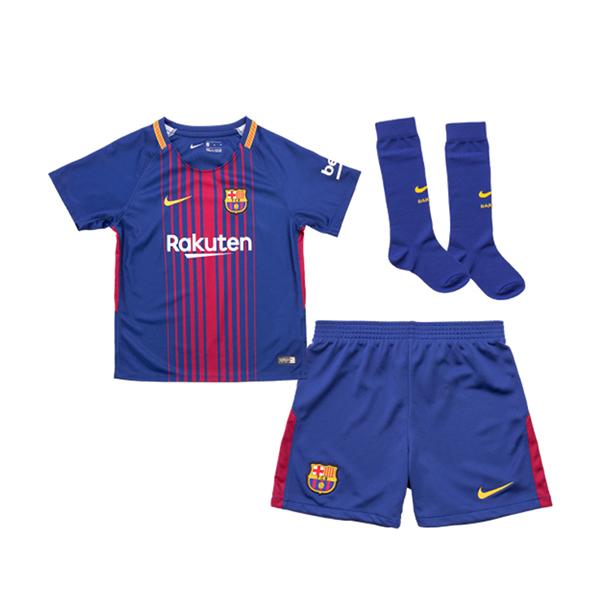 Áo Thi Đấu Clb Barca Sân Nhà Mùa Giải Mới 2017/18 Hàng Trẻ Em
