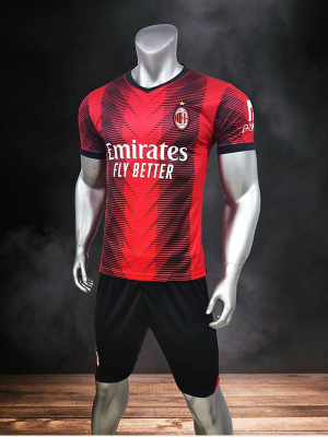 Áo ac milan đỏ đen 23/24