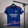 Áo bóng đá Arsenal xanh đen 25/26
