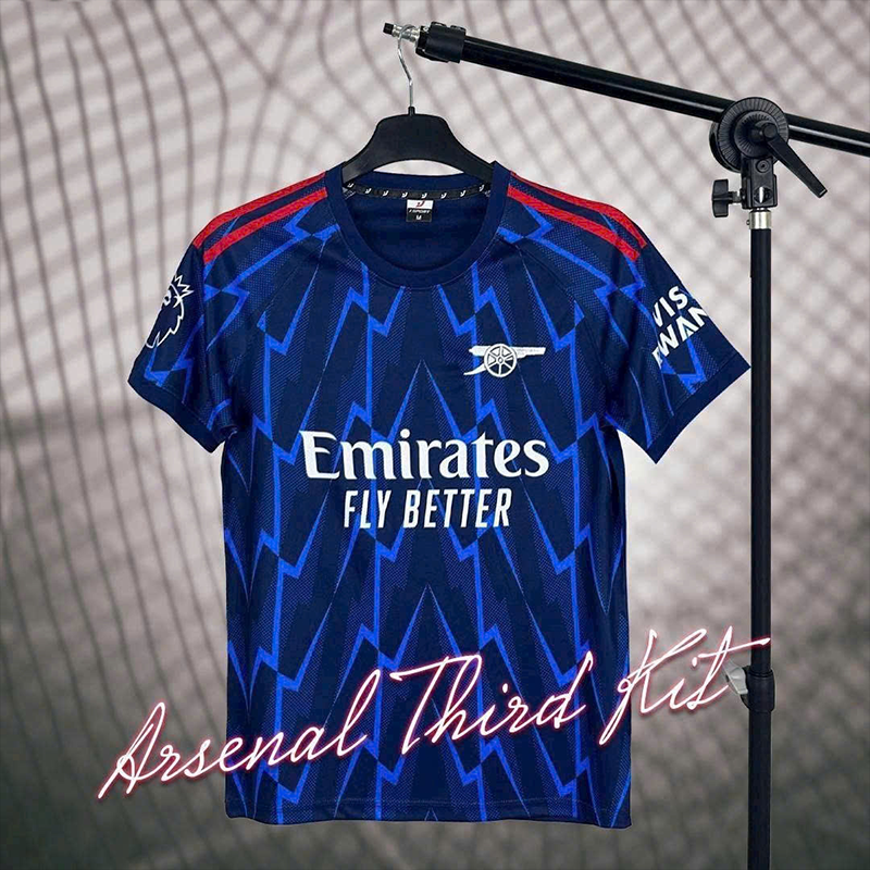 Áo bóng đá Arsenal xanh đen 25/26
