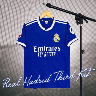 Áo bóng đá real madrid xanh 25/26