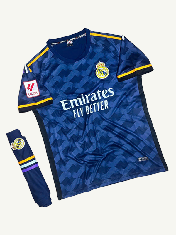 Áo Bóng Đá Real Madrid Xanh Đen Sân Khách 23/24 - Sporter.Vn