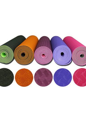 Thảm yoga tpe 6mm 2 lớp