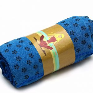 khăn trải thảm tập yoga xanh bích