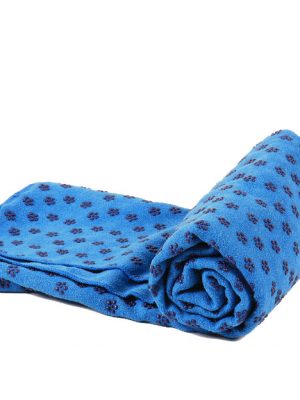 khăn trải thảm tập yoga xanh bích