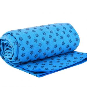 khăn trải thảm tập yoga xanh dương