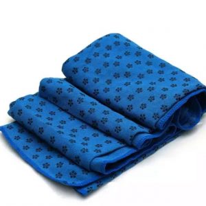 khăn trải thảm tập yoga xanh dương