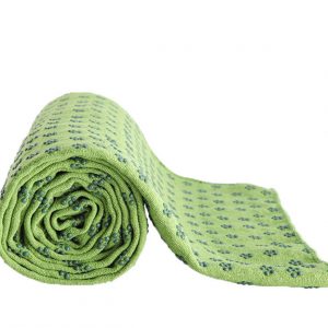 khăn trải thảm tập yoga xanh lá cây