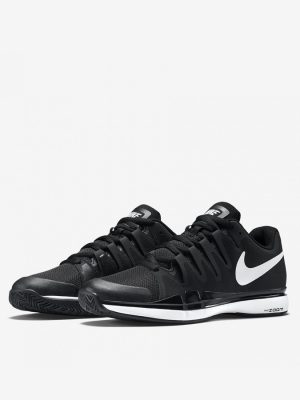 Giày thể thao tennis Nike zoom vapor 9.5 tour Federer đen