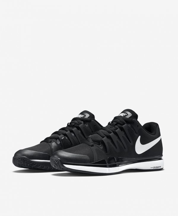 Giày thể thao tennis Nike zoom vapor 9.5 tour Federer đen
