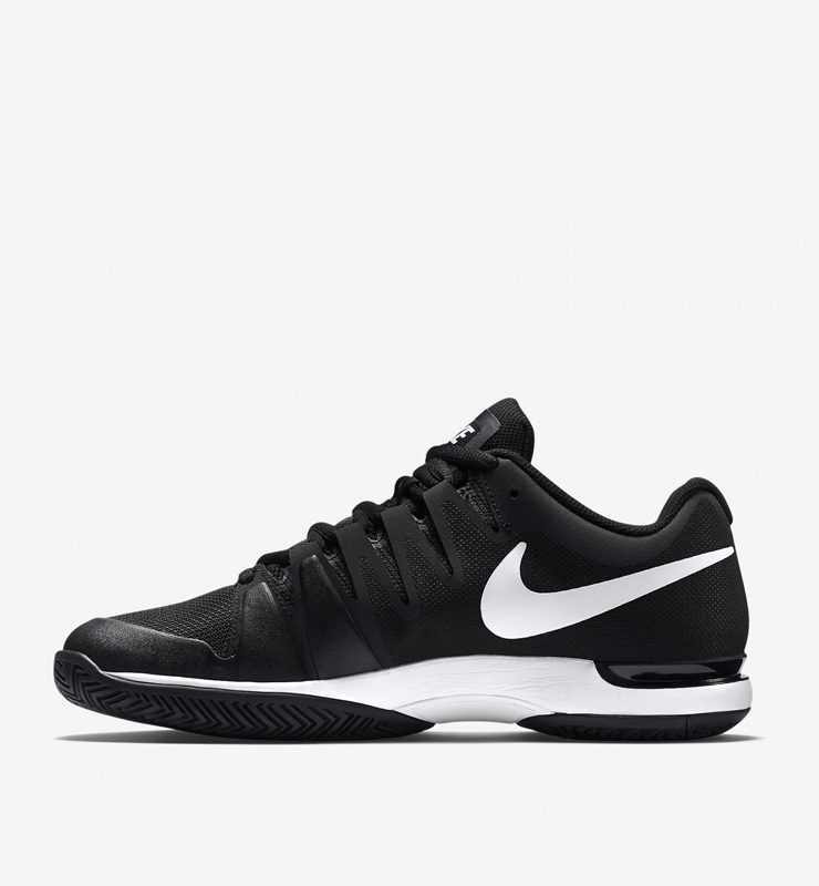 Giày thể thao tennis Nike zoom vapor 9.5 tour Federer đen