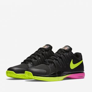 Giày thể thao tennis Nike zoom vapor 9.5 tour Federer đen