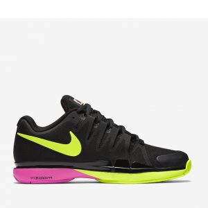 Giày thể thao tennis Nike zoom vapor 9.5 tour Federer đen