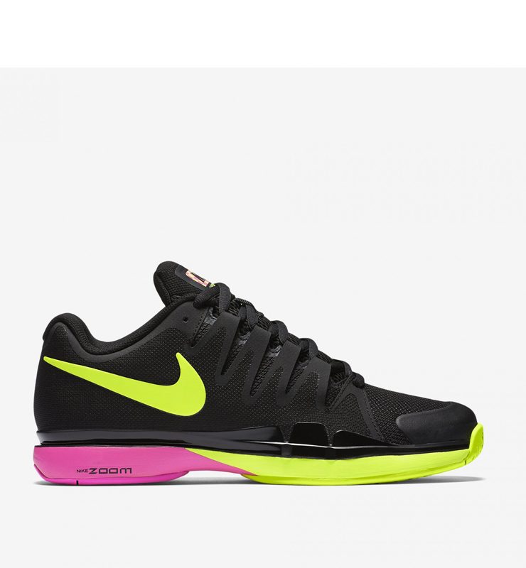 Giày thể thao tennis Nike zoom vapor 9.5 tour Federer đen