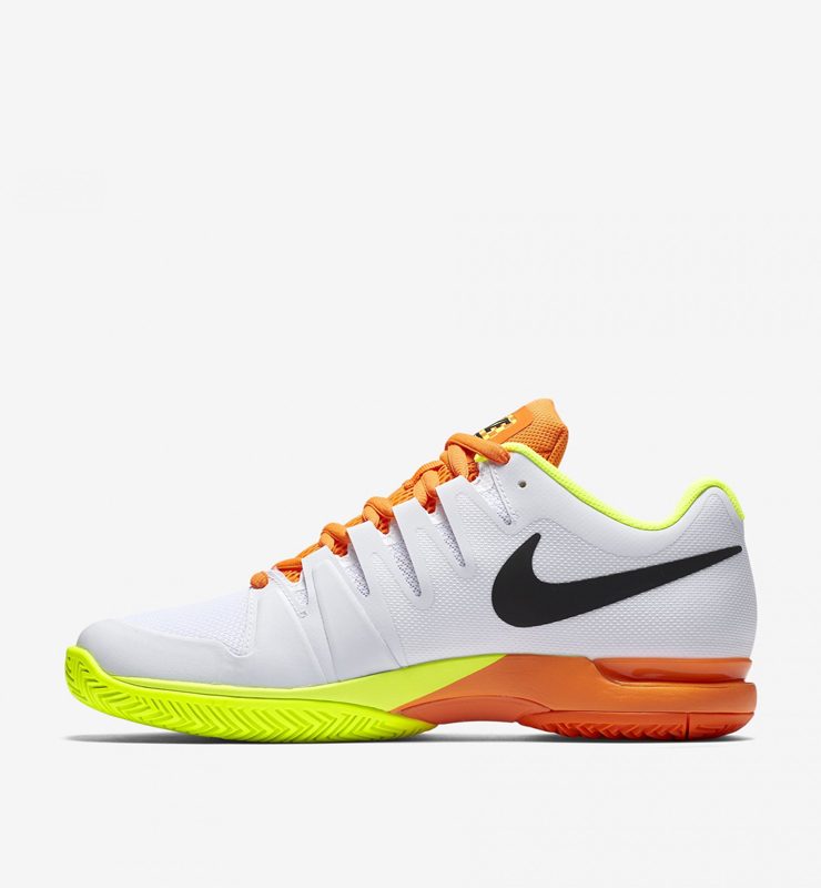 Giày thể thao tennis Nike zoom vapor 9.5 tour Federer trắng