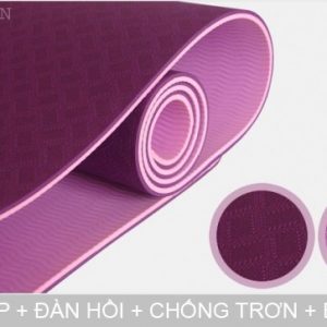 Thảm tập yoga TPE 6mm 2 lớp loại tốt