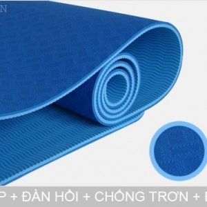 Thảm tập yoga TPE 6mm 2 lớp loại tốt
