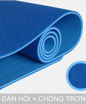 Thảm tập yoga TPE 6mm 2 lớp loại tốt