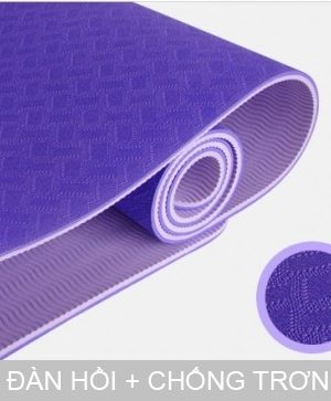 Thảm tập yoga TPE 6mm 2 lớp loại tốt