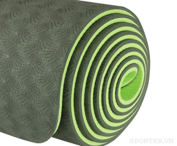 Thảm tập yoga TPE 2 lớp 8mm loại tốt