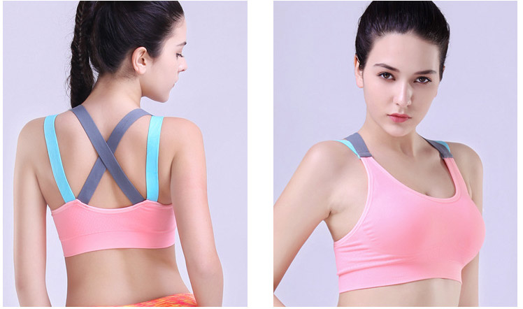 Áo ngực thể thao bra 360s Motion màu hồng phấn