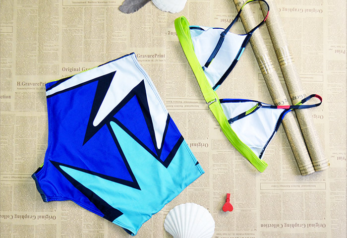 áo tắm bikini - Đồ bơi Nữ 360s Âu Mỹ hoạ tiết mùa hè