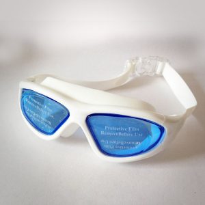 mắt kính bơi buckle pp màu trắng cao cấp