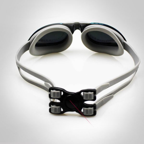 kính bơi tốt cao cấp buckle up màu trắng