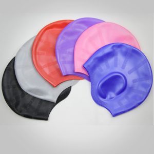 nón mũ bơi nam nữ Silicon không trơn không thấm nước