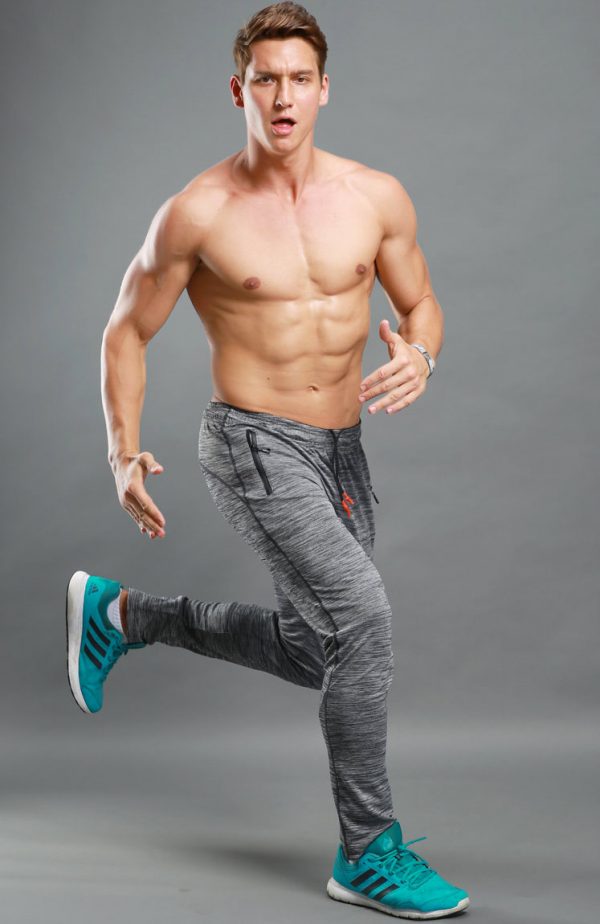 quần dài nam sweetpants jooger 360s dry xám