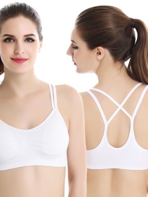 Bras elastic màu trắng