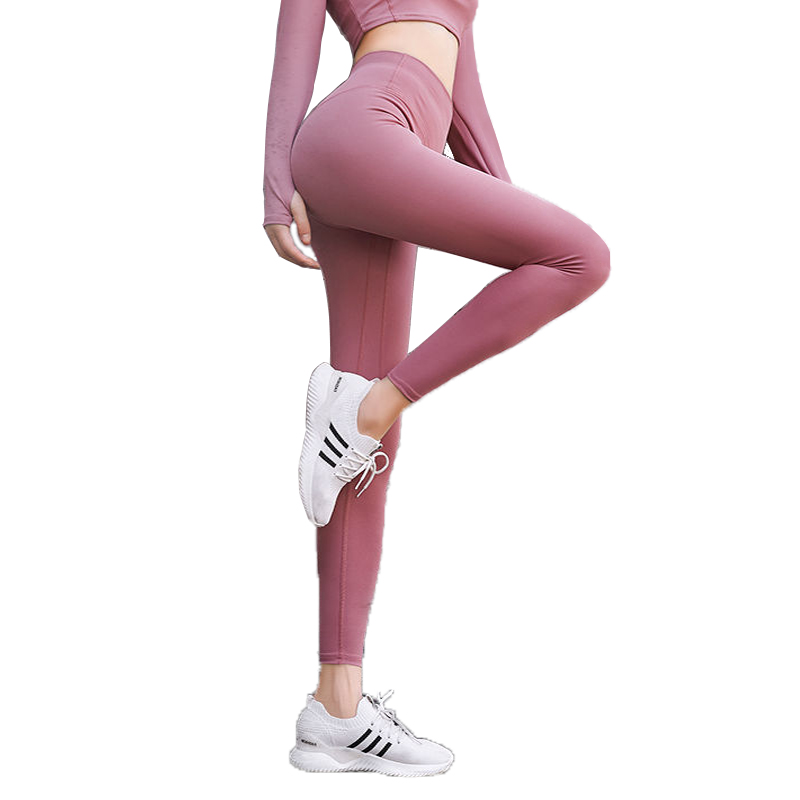 Quần legging lux màu hồng