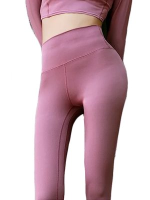 Quần legging lux màu hồng