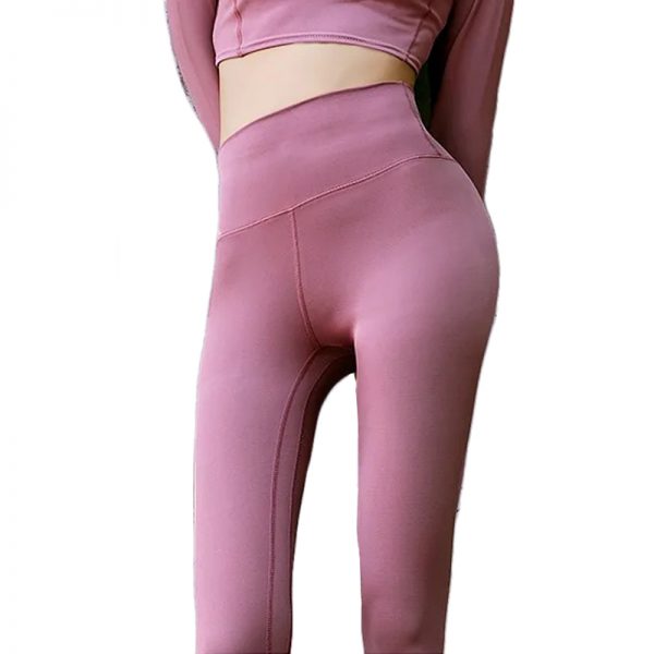 Quần legging lux màu hồng