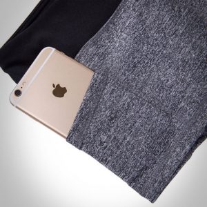 quần short thể thao nữ xám đen 360s