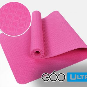 thảm tập yoga chính hãng 360s ultra màu hồng 6mm