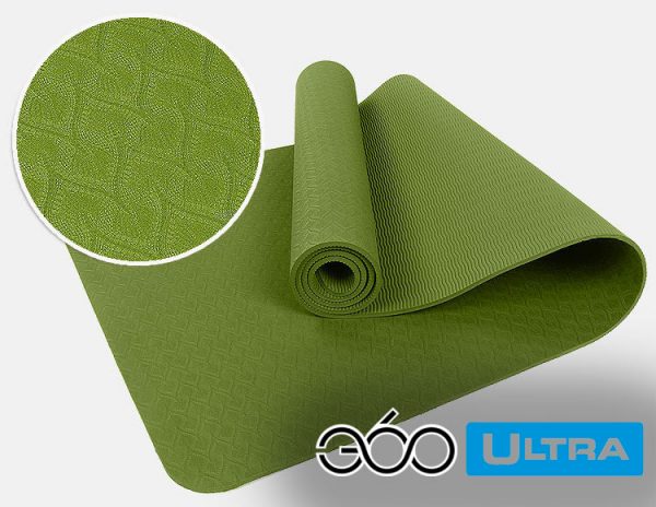 thảm tập yoga chính hãng 360s ultra xanh lá 6mm