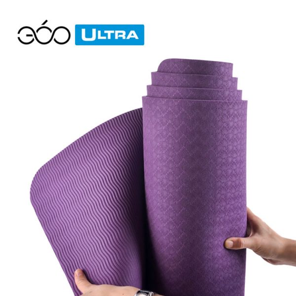 thảm tập yoga màu tím tpe 1 lớp
