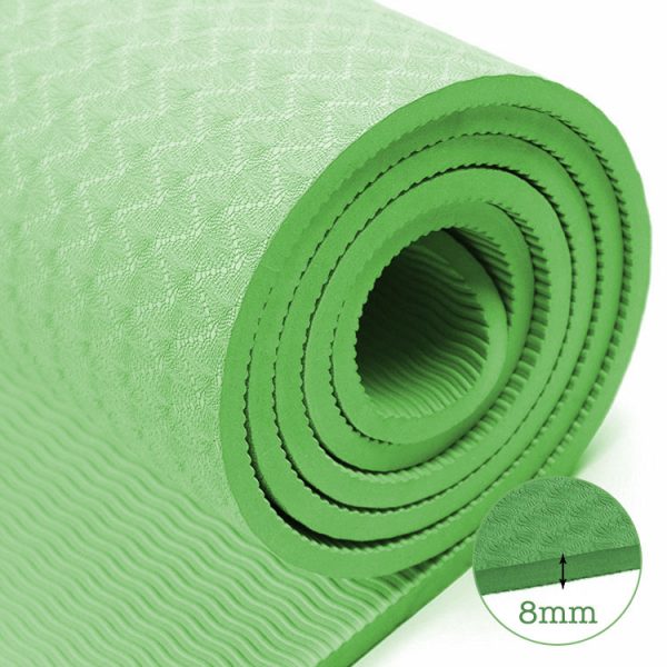 thảm tập yoga TPE 8mm 360s ultra màu xanh lá