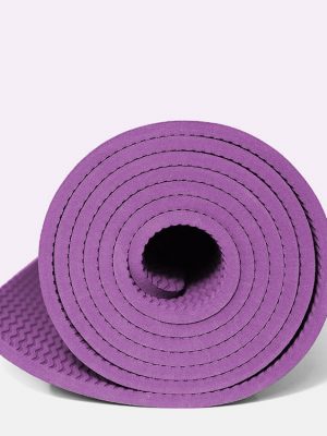 thảm tập yoga màu tím tpe 1 lớp