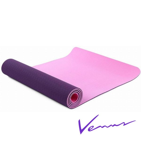 thảm tập yoga tpe 2 lớp 6mm 360s venus tím