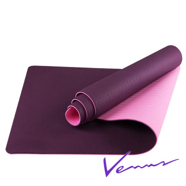 thảm tập yoga tpe 2 lớp 6mm 360s venus tím
