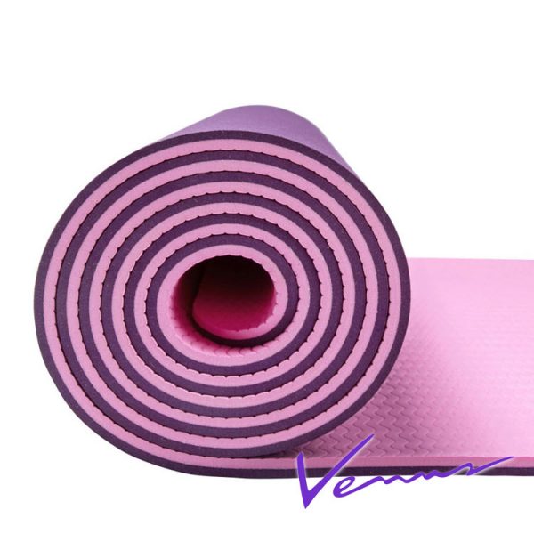 thảm tập yoga tpe 2 lớp 6mm 360s venus tím