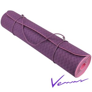 thảm tập yoga tpe 2 lớp 6mm 360s venus tím