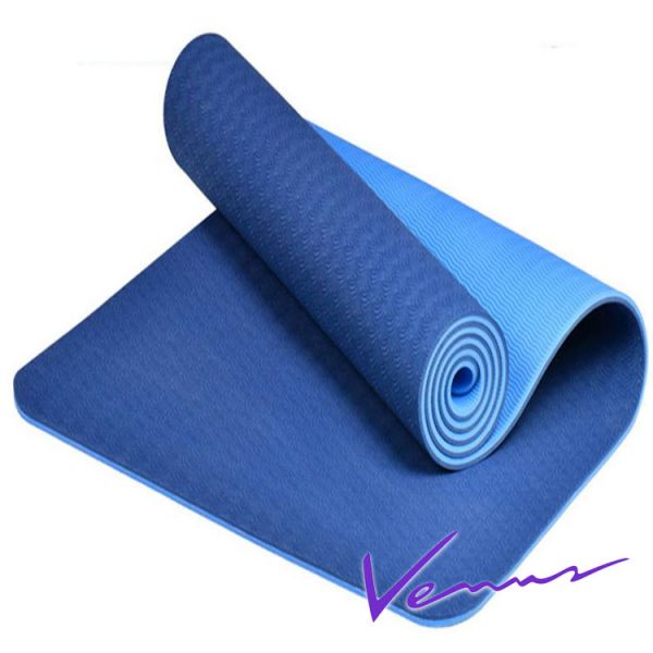 thảm tập yoga tpe 2 lớp 6mm 360s venus xanh dương