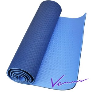 thảm tập yoga tpe 2 lớp 6mm 360s venus xanh dương
