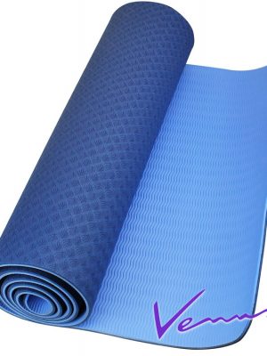 thảm tập yoga tpe 2 lớp 6mm 360s venus xanh dương