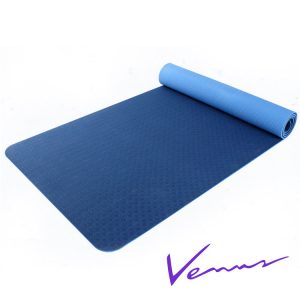 thảm tập yoga tpe 2 lớp 6mm 360s venus xanh dương