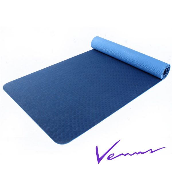 thảm tập yoga tpe 2 lớp 6mm 360s venus xanh dương